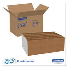 Load image into Gallery viewer, Scott® wholesale. Tall-fold Dispenser Napkins, 1-ply, 7 X 13.5, White, 500-pack, 20 Packs-carton. HSD Wholesale: Janitorial Supplies, Breakroom Supplies, Office Supplies.