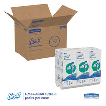 Load image into Gallery viewer, Scott® wholesale. Megacartridge Napkins, 1-ply, 8 2-5 X 6 1-2, White, 875-pack, 6 Packs-carton. HSD Wholesale: Janitorial Supplies, Breakroom Supplies, Office Supplies.