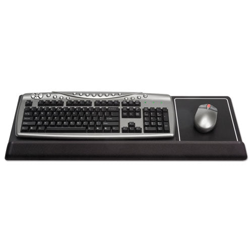 Kelly Computer Supply wholesale. Extended Keyboard Wrist Rest, Memory Foam, Non-skid Base, 27 X 11 X 1, Black. HSD Wholesale: Janitorial Supplies, Breakroom Supplies, Office Supplies.
