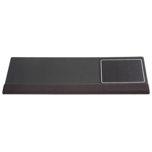 Kelly Computer Supply wholesale. Extended Keyboard Wrist Rest, Memory Foam, Non-skid Base, 27 X 11 X 1, Black. HSD Wholesale: Janitorial Supplies, Breakroom Supplies, Office Supplies.