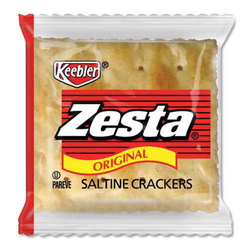 Keebler® wholesale. Zesta Saltine Crackers, 2 Crackers-pack, 500 Packs-carton. HSD Wholesale: Janitorial Supplies, Breakroom Supplies, Office Supplies.