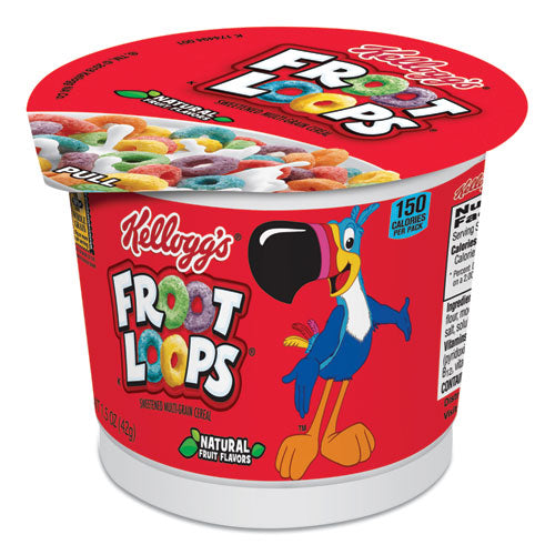 Kellogg's® wholesale. Froot Loops Breakfast Cereal, Single-serve 1.5 Oz Cup, 6-box. HSD Wholesale: Janitorial Supplies, Breakroom Supplies, Office Supplies.