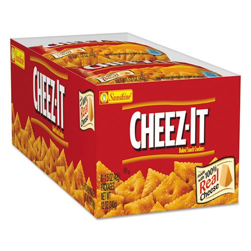 Sunshine® wholesale. Cheez-it Crackers, 1.5 Oz Bag, Reduced Fat, 60-carton. HSD Wholesale: Janitorial Supplies, Breakroom Supplies, Office Supplies.