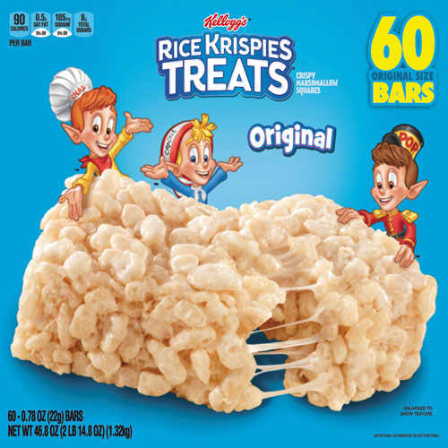 Kellogg's® wholesale. Rice Krispies Treats, Original Marshmallow, 0.78 Oz Pack, 60-carton. HSD Wholesale: Janitorial Supplies, Breakroom Supplies, Office Supplies.