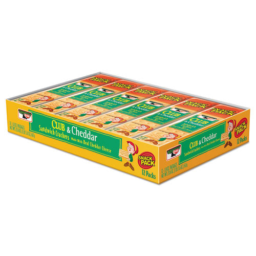 Keebler® wholesale. Sandwich Cracker, Club And Cheddar, 8 Cracker Snack Pack, 12-box. HSD Wholesale: Janitorial Supplies, Breakroom Supplies, Office Supplies.