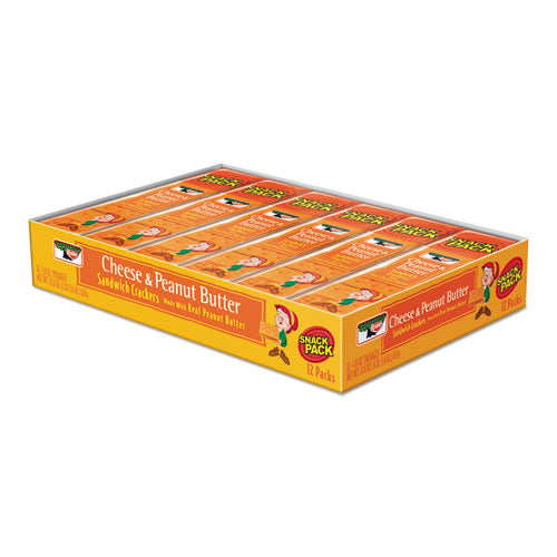 Keebler® wholesale. Sandwich Crackers, Cheese And Peanut Butter, 8-piece Snack Pack, 12-box. HSD Wholesale: Janitorial Supplies, Breakroom Supplies, Office Supplies.