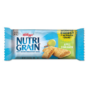 Kellogg's® wholesale. Nutri-grain Soft Baked Breakfast Bars, Apple-cinnamon, Indv Wrapped 1.3 Oz Bar, 16-box. HSD Wholesale: Janitorial Supplies, Breakroom Supplies, Office Supplies.