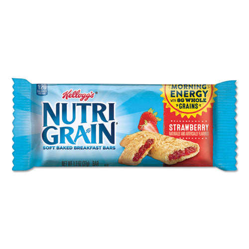 Kellogg's® wholesale. Nutri-grain Soft Baked Breakfast Bars, Strawberry, Indv Wrapped 1.3 Oz Bar, 16-box. HSD Wholesale: Janitorial Supplies, Breakroom Supplies, Office Supplies.