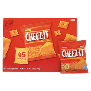 Sunshine® wholesale. Cheez-it Crackers, Original, 1.5 Oz Pack, 45 Packs-carton. HSD Wholesale: Janitorial Supplies, Breakroom Supplies, Office Supplies.