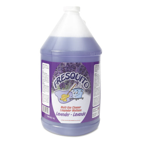 Fresquito wholesale. Scented All-purpose Cleaner, Lavender Scent, 1 Gal Bottle, 4-carton. HSD Wholesale: Janitorial Supplies, Breakroom Supplies, Office Supplies.