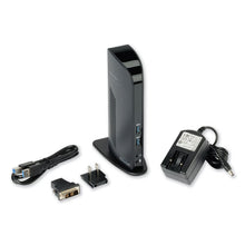 Load image into Gallery viewer, Kensington® wholesale. KENSINGTON® Usb 3.0 Docking Station With Dvi-hdmi-vga Video, 1 Dvi And 1 Hdmi Out. HSD Wholesale: Janitorial Supplies, Breakroom Supplies, Office Supplies.