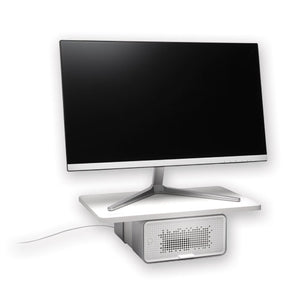 Kensington® wholesale. KENSINGTON® Freshview Wellness Monitor Stand With Air Purifier, For 27" Monitors, 22.5" X 11.5" X 5.4", White, Supports 200 Lbs. HSD Wholesale: Janitorial Supplies, Breakroom Supplies, Office Supplies.