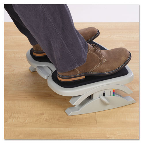 Kensington® wholesale. KENSINGTON® Solemate Comfort Footrest With Smartfit System, 21.5w X 14d X 3.5h To 5h, Gray-black. HSD Wholesale: Janitorial Supplies, Breakroom Supplies, Office Supplies.