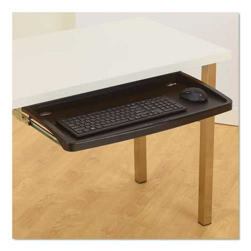 Kensington® wholesale. KENSINGTON® Comfort Keyboard Drawer With Smartfit System, 26w X 13.25d, Black. HSD Wholesale: Janitorial Supplies, Breakroom Supplies, Office Supplies.