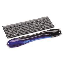 Load image into Gallery viewer, Kensington® wholesale. KENSINGTON® Duo Gel Wave Keyboard Wrist Rest, Blue. HSD Wholesale: Janitorial Supplies, Breakroom Supplies, Office Supplies.