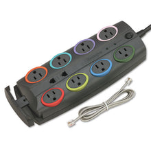 Load image into Gallery viewer, Kensington® wholesale. KENSINGTON® 8-outlet Adapter Model Surge Protector, Black, 8 Ft Cord, 3090 Joules. HSD Wholesale: Janitorial Supplies, Breakroom Supplies, Office Supplies.