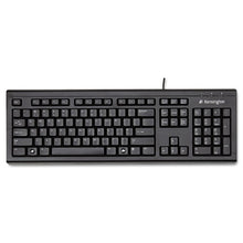 Load image into Gallery viewer, Kensington® wholesale. KENSINGTON® Keyboard For Life Slim Spill-safe Keyboard, 104 Keys, Black. HSD Wholesale: Janitorial Supplies, Breakroom Supplies, Office Supplies.