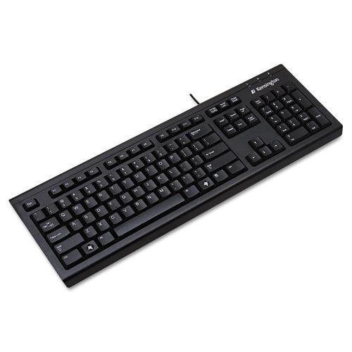 Kensington® wholesale. KENSINGTON® Keyboard For Life Slim Spill-safe Keyboard, 104 Keys, Black. HSD Wholesale: Janitorial Supplies, Breakroom Supplies, Office Supplies.