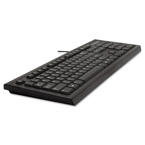 Kensington® wholesale. KENSINGTON® Keyboard For Life Slim Spill-safe Keyboard, 104 Keys, Black. HSD Wholesale: Janitorial Supplies, Breakroom Supplies, Office Supplies.