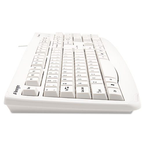 Kensington® wholesale. KENSINGTON® Pro Fit Usb Washable Keyboard, 104 Keys, White. HSD Wholesale: Janitorial Supplies, Breakroom Supplies, Office Supplies.