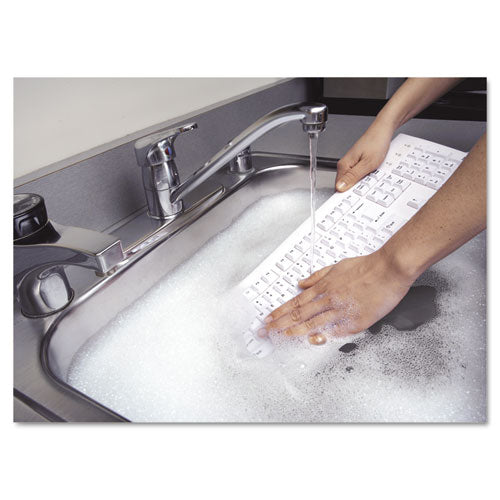 Kensington® wholesale. KENSINGTON® Pro Fit Usb Washable Keyboard, 104 Keys, White. HSD Wholesale: Janitorial Supplies, Breakroom Supplies, Office Supplies.