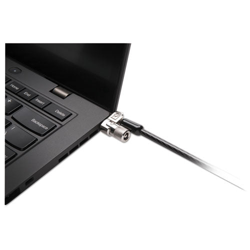 Kensington® wholesale. KENSINGTON® Microsaver 2.0 Keyed Laptop Lock, 6ft Steel Cable, Silver, Two Keys. HSD Wholesale: Janitorial Supplies, Breakroom Supplies, Office Supplies.