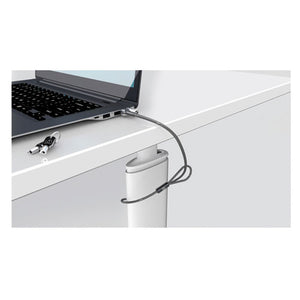 Kensington® wholesale. KENSINGTON® Microsaver 2.0 Keyed Laptop Lock, 6ft Steel Cable, Silver, Two Keys. HSD Wholesale: Janitorial Supplies, Breakroom Supplies, Office Supplies.