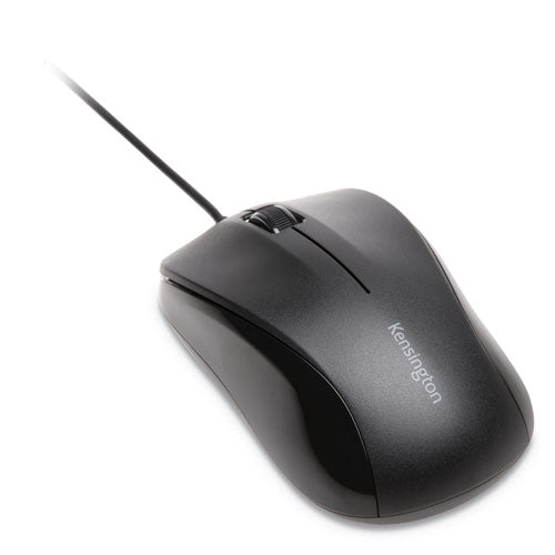 Kensington® wholesale. KENSINGTON® Wired Usb Mouse For Life, Usb 2.0, Left-right Hand Use, Black. HSD Wholesale: Janitorial Supplies, Breakroom Supplies, Office Supplies.