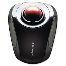 Load image into Gallery viewer, Kensington® wholesale. KENSINGTON® Orbit Wireless Mobile Trackball, 2.4 Ghz Frequency-30 Ft Wireless Range, Left-right Hand Use, Black-red. HSD Wholesale: Janitorial Supplies, Breakroom Supplies, Office Supplies.