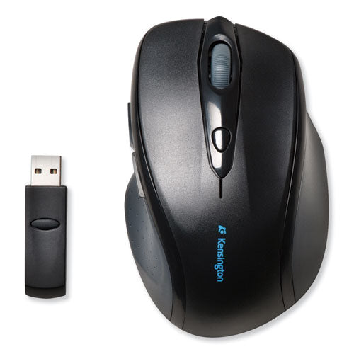 Kensington® wholesale. KENSINGTON® Pro Fit Full-size Wireless Mouse, 2.4 Ghz Frequency-30 Ft Wireless Range, Right Hand Use, Black. HSD Wholesale: Janitorial Supplies, Breakroom Supplies, Office Supplies.