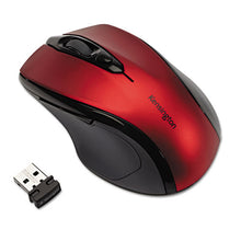 Load image into Gallery viewer, Kensington® wholesale. KENSINGTON® Pro Fit Mid-size Wireless Mouse, 2.4 Ghz Frequency-30 Ft Wireless Range, Right Hand Use, Ruby Red. HSD Wholesale: Janitorial Supplies, Breakroom Supplies, Office Supplies.