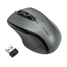 Load image into Gallery viewer, Kensington® wholesale. KENSINGTON® Pro Fit Mid-size Wireless Mouse, 2.4 Ghz Frequency-30 Ft Wireless Range, Right Hand Use, Gray. HSD Wholesale: Janitorial Supplies, Breakroom Supplies, Office Supplies.