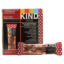 Load image into Gallery viewer, KIND wholesale. Plus Nutrition Boost Bar, Cranberry Almond And Antioxidants, 1.4 Oz, 12-box. HSD Wholesale: Janitorial Supplies, Breakroom Supplies, Office Supplies.