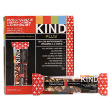 Load image into Gallery viewer, KIND wholesale. Plus Nutrition Boost Bar, Dk Chocolatecherrycashew-antioxidants, 1.4 Oz, 12-box. HSD Wholesale: Janitorial Supplies, Breakroom Supplies, Office Supplies.