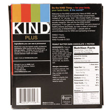 Load image into Gallery viewer, KIND wholesale. Plus Nutrition Boost Bar, Peanut Butter Dark Chocolate-protein, 1.4 Oz, 12-box. HSD Wholesale: Janitorial Supplies, Breakroom Supplies, Office Supplies.