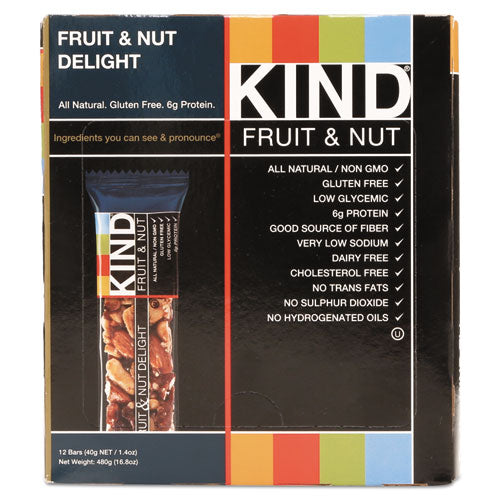 KIND wholesale. Fruit And Nut Bars, Fruit And Nut Delight, 1.4 Oz, 12-box. HSD Wholesale: Janitorial Supplies, Breakroom Supplies, Office Supplies.