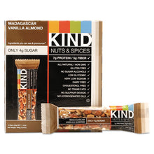 Load image into Gallery viewer, KIND wholesale. Nuts And Spices Bar, Madagascar Vanilla Almond, 1.4 Oz, 12-box. HSD Wholesale: Janitorial Supplies, Breakroom Supplies, Office Supplies.