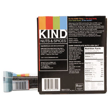 Load image into Gallery viewer, KIND wholesale. Nuts And Spices Bar, Dark Chocolate Nuts And Sea Salt, 1.4 Oz, 12-box. HSD Wholesale: Janitorial Supplies, Breakroom Supplies, Office Supplies.