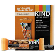 Load image into Gallery viewer, KIND wholesale. Nuts And Spices Bar, Maple Glazed Pecan And Sea Salt, 1.4 Oz Bar, 12-box. HSD Wholesale: Janitorial Supplies, Breakroom Supplies, Office Supplies.