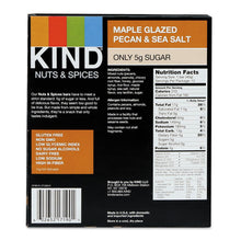 Load image into Gallery viewer, KIND wholesale. Nuts And Spices Bar, Maple Glazed Pecan And Sea Salt, 1.4 Oz Bar, 12-box. HSD Wholesale: Janitorial Supplies, Breakroom Supplies, Office Supplies.