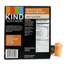 KIND wholesale. Nuts And Spices Bar, Maple Glazed Pecan And Sea Salt, 1.4 Oz Bar, 12-box. HSD Wholesale: Janitorial Supplies, Breakroom Supplies, Office Supplies.