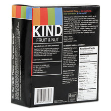 Load image into Gallery viewer, KIND wholesale. Fruit And Nut Bars, Blueberry Vanilla And Cashew, 1.4 Oz Bar, 12-box. HSD Wholesale: Janitorial Supplies, Breakroom Supplies, Office Supplies.