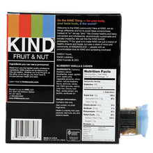 Load image into Gallery viewer, KIND wholesale. Fruit And Nut Bars, Blueberry Vanilla And Cashew, 1.4 Oz Bar, 12-box. HSD Wholesale: Janitorial Supplies, Breakroom Supplies, Office Supplies.