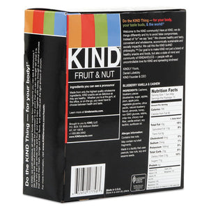 KIND wholesale. Fruit And Nut Bars, Blueberry Vanilla And Cashew, 1.4 Oz Bar, 12-box. HSD Wholesale: Janitorial Supplies, Breakroom Supplies, Office Supplies.