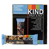 KIND wholesale. Fruit And Nut Bars, Blueberry Vanilla And Cashew, 1.4 Oz Bar, 12-box. HSD Wholesale: Janitorial Supplies, Breakroom Supplies, Office Supplies.