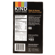 Load image into Gallery viewer, KIND wholesale. Healthy Grains Bar, Oats And Honey With Toasted Coconut, 1.2 Oz, 12-box. HSD Wholesale: Janitorial Supplies, Breakroom Supplies, Office Supplies.