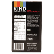 Load image into Gallery viewer, KIND wholesale. Healthy Grains Bar, Dark Chocolate Chunk, 1.2 Oz, 12-box. HSD Wholesale: Janitorial Supplies, Breakroom Supplies, Office Supplies.