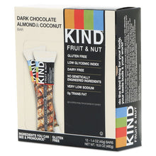 Load image into Gallery viewer, KIND wholesale. Fruit And Nut Bars, Dark Chocolate Almond And Coconut, 1.4 Oz Bar, 12-box. HSD Wholesale: Janitorial Supplies, Breakroom Supplies, Office Supplies.