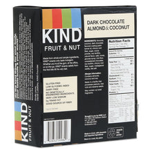 Load image into Gallery viewer, KIND wholesale. Fruit And Nut Bars, Dark Chocolate Almond And Coconut, 1.4 Oz Bar, 12-box. HSD Wholesale: Janitorial Supplies, Breakroom Supplies, Office Supplies.