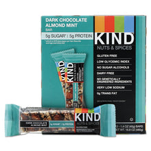 Load image into Gallery viewer, KIND wholesale. Nuts And Spices Bar, Dark Chocolate Almond Mint, 1.4 Oz Bar, 12-box. HSD Wholesale: Janitorial Supplies, Breakroom Supplies, Office Supplies.